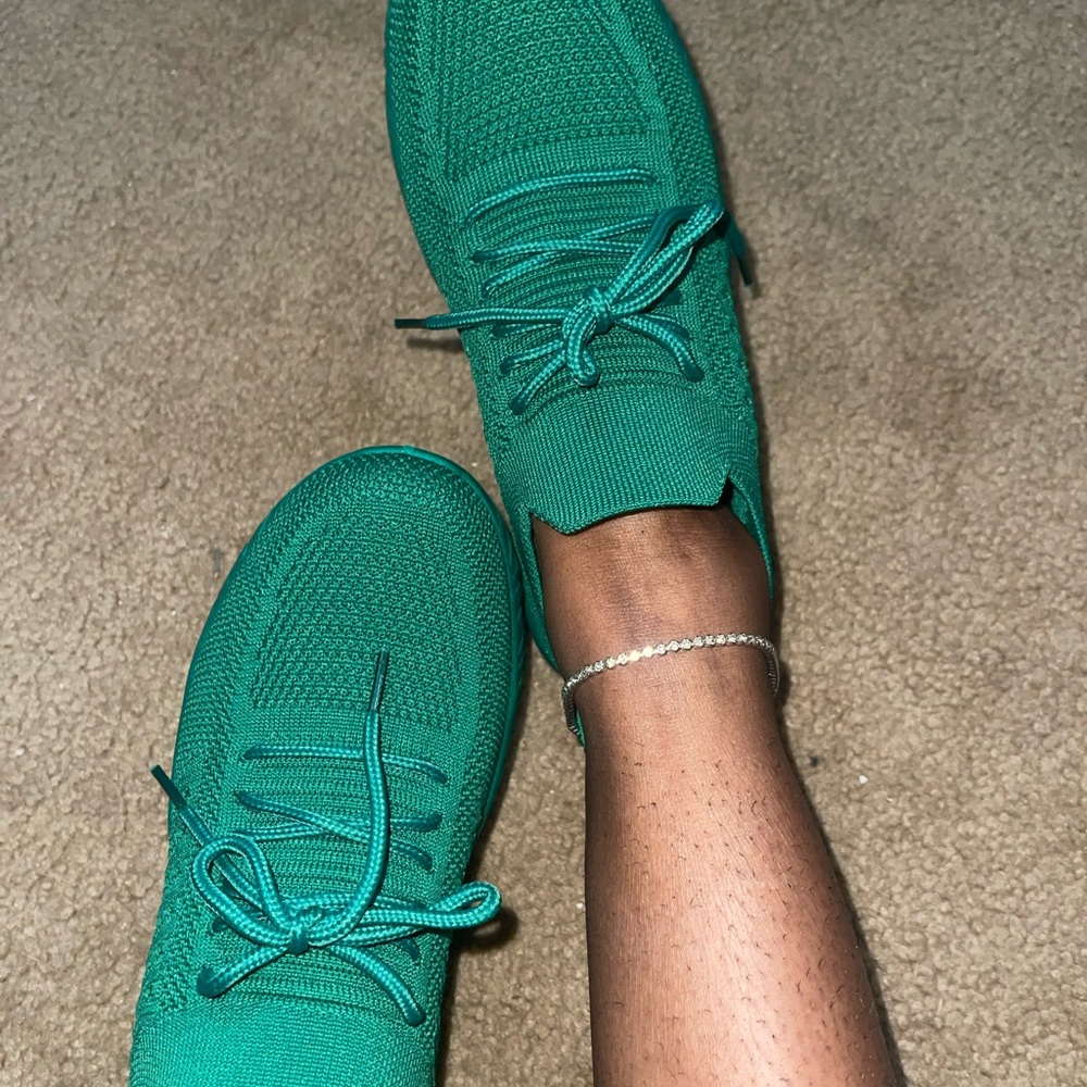 Miss Lola Teal Athletic Shoes